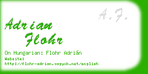 adrian flohr business card